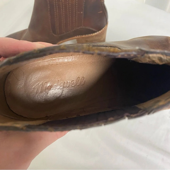 Madewell Bonham Brown Bootie Size 8 - Picture 6 of 9